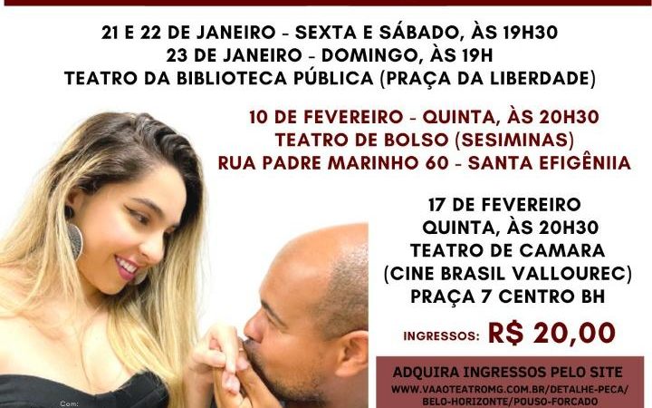 Espetáculo Pouso Forçado com Luciano Lima e Xanthine Drummond