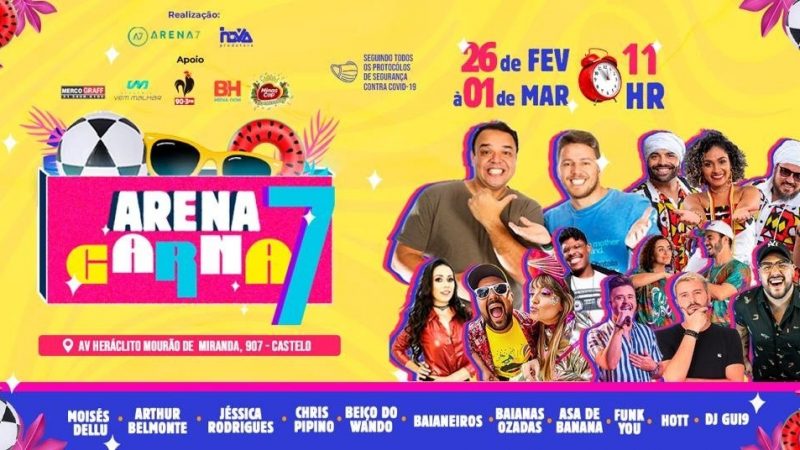 Carnaval Arena 7 recebe os grandes blocos de BH