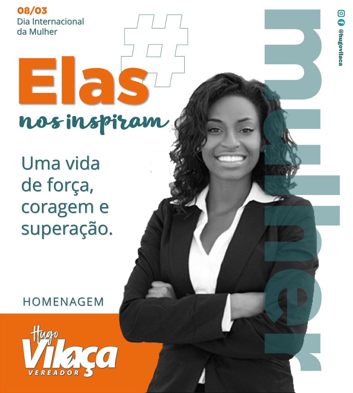 Vereador Hugo Vilaça homenageia as mulheres
