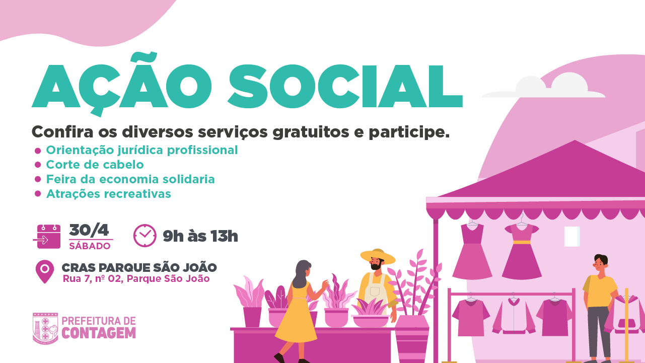 Ação com serviços gratuitos, rua de lazer e mutirão de vacina acontece no Parque São João, no sábado