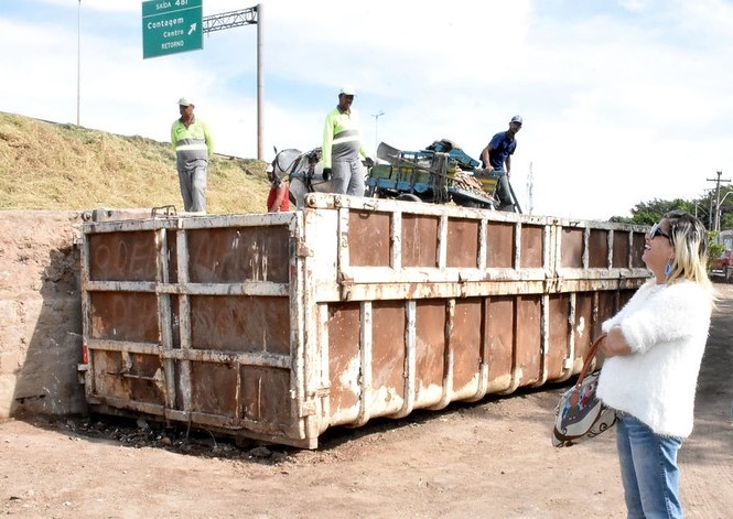 Ecoponto na Rio Volga com BR-381 está sendo revitalizado e será monitorado por câmeras do “Olho Vivo”