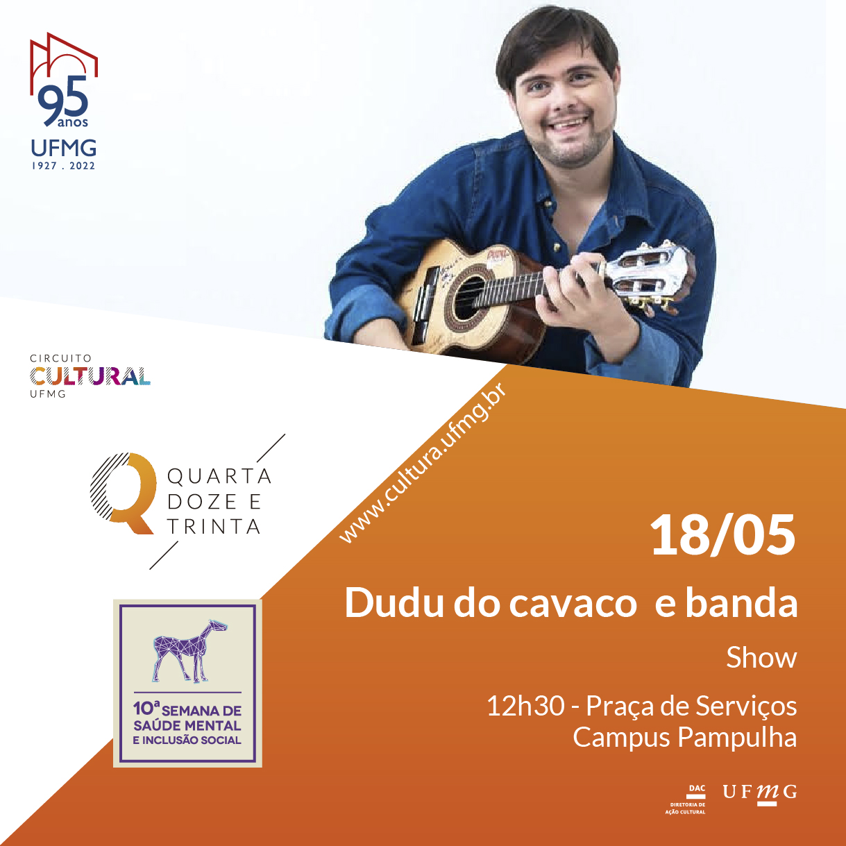 ‘Dudu do Cavaco e banda’ se apresenta no Quarta Doze e Trinta da próxima semana