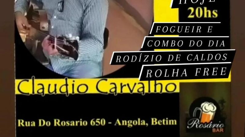 Rosário Bar: Cláudio Carvalho