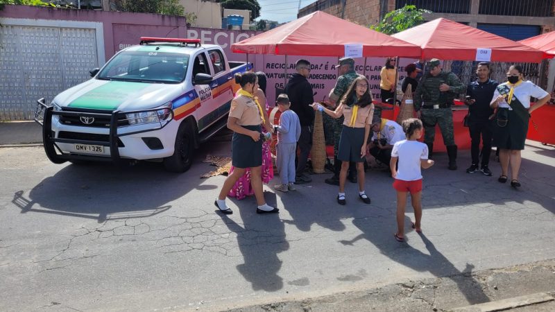 No último sábado (21/05), a Polícia Militar  de Minas Gerais, através do 18° BPM, realizou Ação Cívico Social em Nova Contagem, sub área da 38 Cia