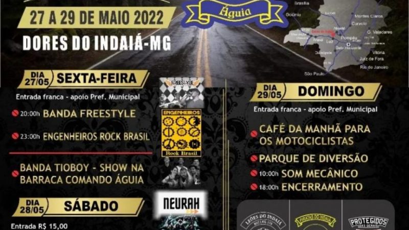 20º MOTOFEST COMANDO ÁGUIA EM DORES DO INDAIÁ -MG