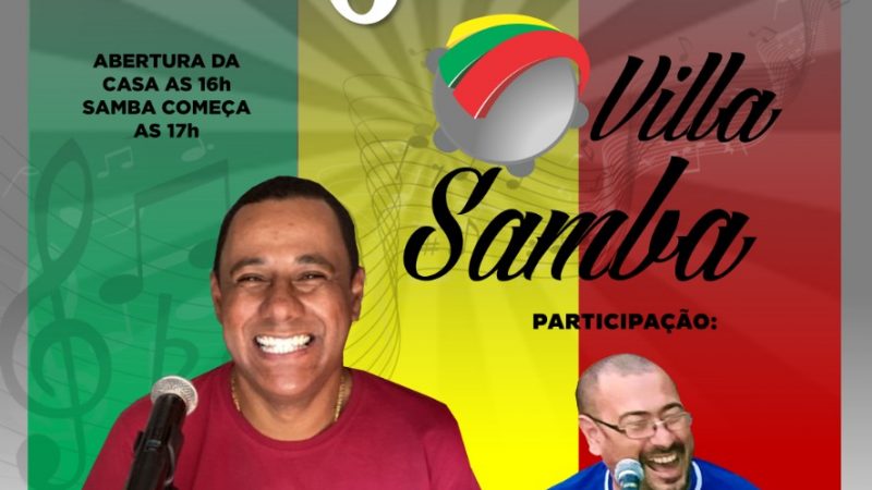 05/06 Petisqueira Grill apresenta: Villa Samba (Anderson Ollodum) com participação de Fabão do Cavaco