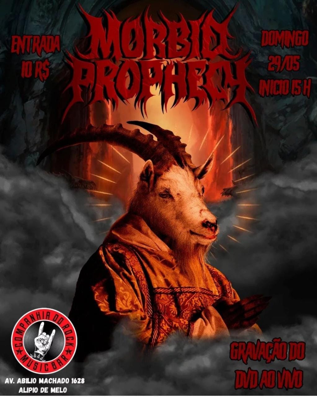 GRAVAÇÃO DO 1º DVD DA BANDA MORBID PROPHECY