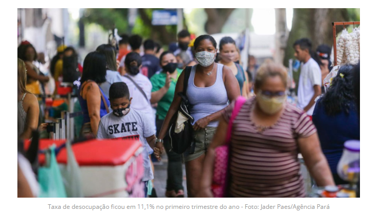 IBGE-MG Informa: Desemprego fica estável em todos os estados no 1º tri, exceto no Amapá onde caiu