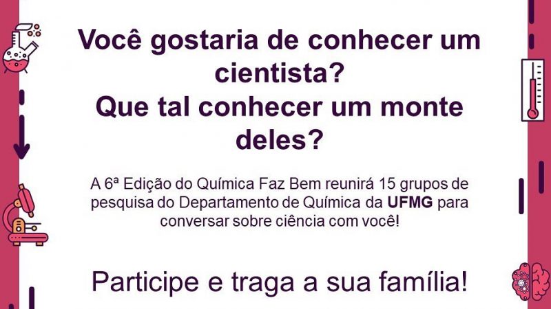 Na UFMG, Química faz bem