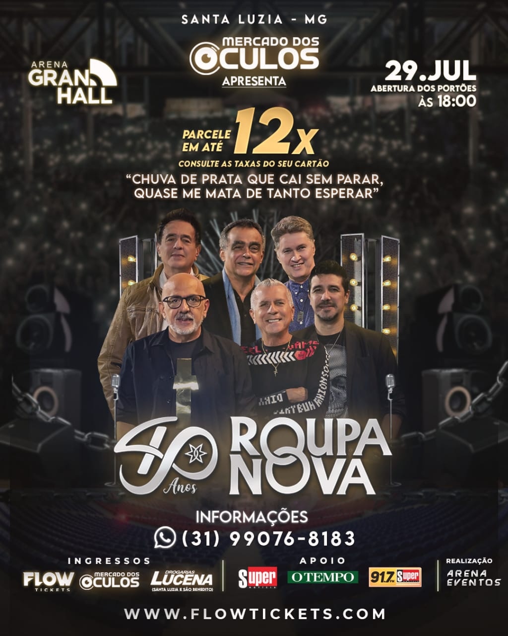 ROUPA NOVA: CHEGOU A VEZ DE SANTA LUZIA SEXTA FEIRA (29/07)