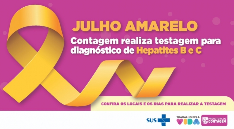 Prefeitura marca Julho Amarelo com ações de conscientização e prevenção contra as hepatites virais