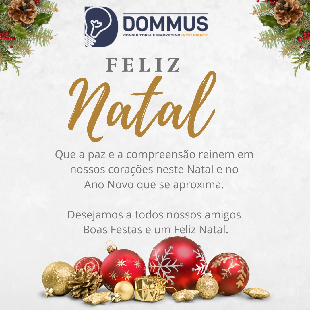 Dommus Marketing Inteligente deseja boas festas