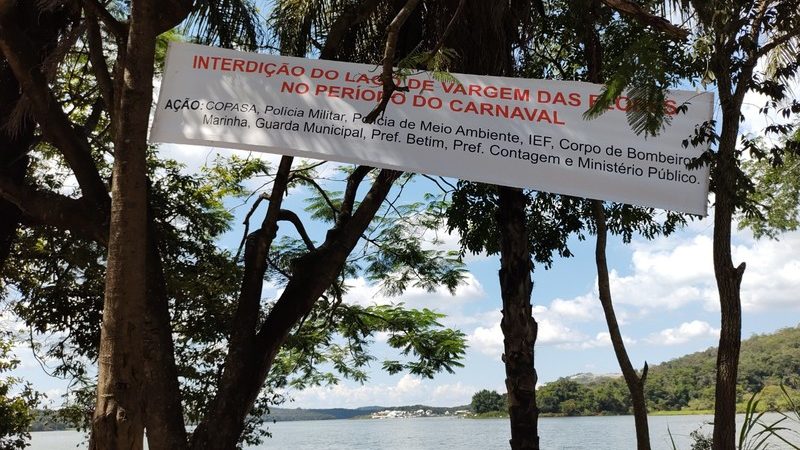 Represa de Várzea das Flores será interditada no carnaval