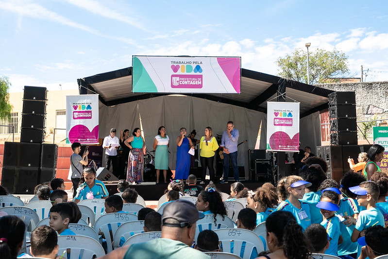 Abertura do ano letivo na rede pública de Contagem teve calendário de eventos voltado à comunidade escolar