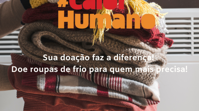 Servas lança campanha Calor Humano para arrecadar agasalhos e itens de inverno em Minas