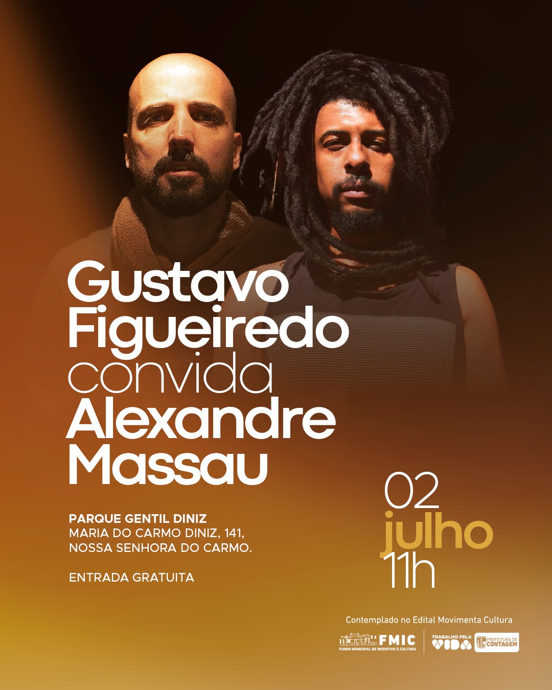 Pianista Gustavo Figueiredo se une a Alexandre Massau em show gratuito