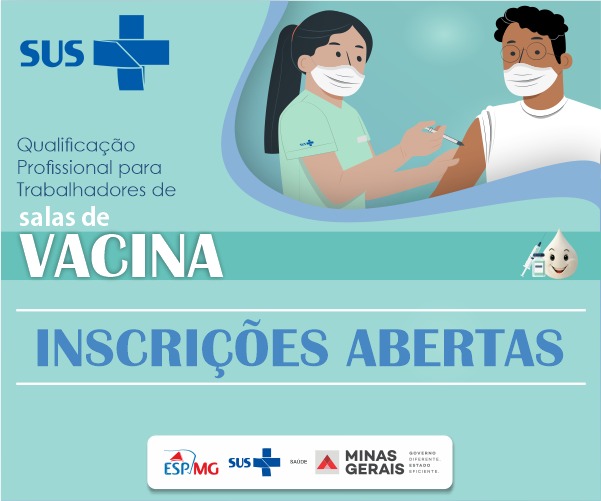 Escola de Saúde e SES-MG abrem inscrições para qualificação de trabalhadores de Salas de Vacina
