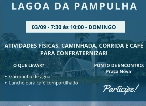 Projeto da UFMG promove caminhada na Pampulha neste domingo