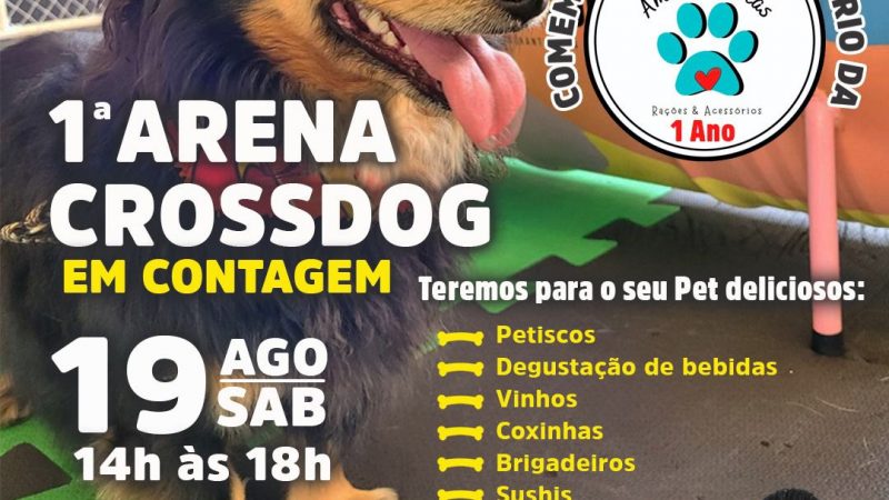 Vereador Léo da Academia convida: 1ª ARENA CROSSDOG EM CONTAGEM