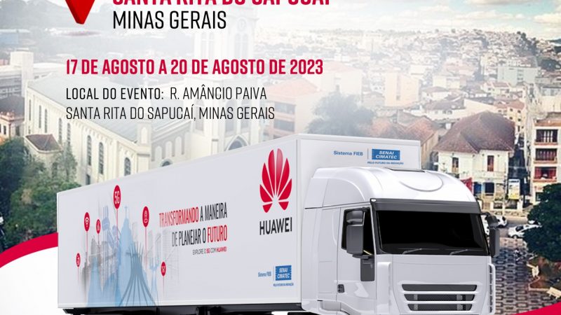 5G Truck leva a transformação digital ao Hacktown, em Santa Rita do Sapucaí (MG)