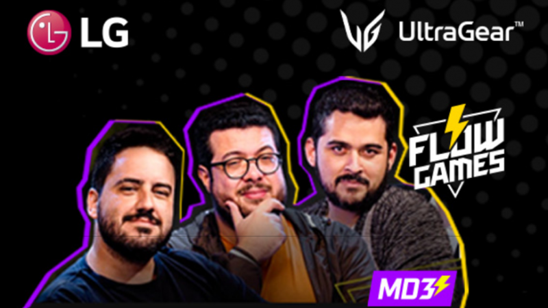 LG e Flow Games realizam live especial no Mês do Gamer