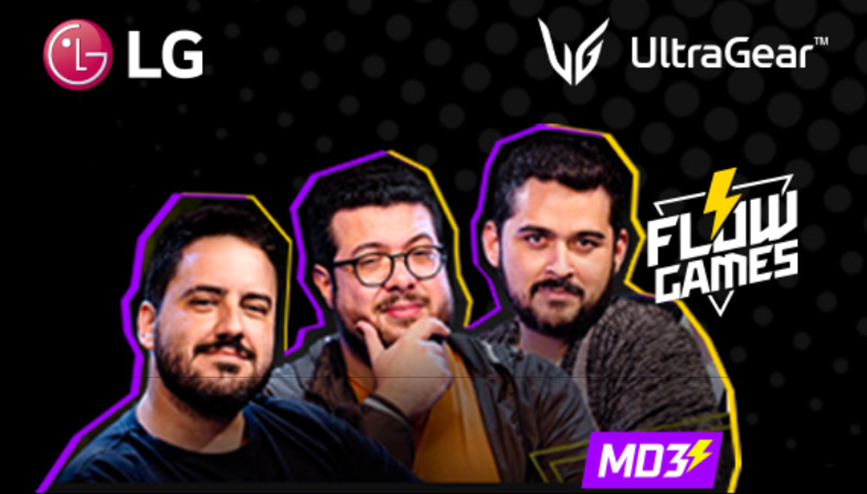 LG e Flow Games realizam live especial no Mês do Gamer