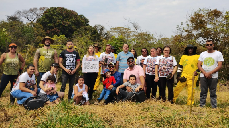 Brumadinho ganha mais 272 árvores em homenagem às vítimas do rompimento da barragem da Vale em 2019