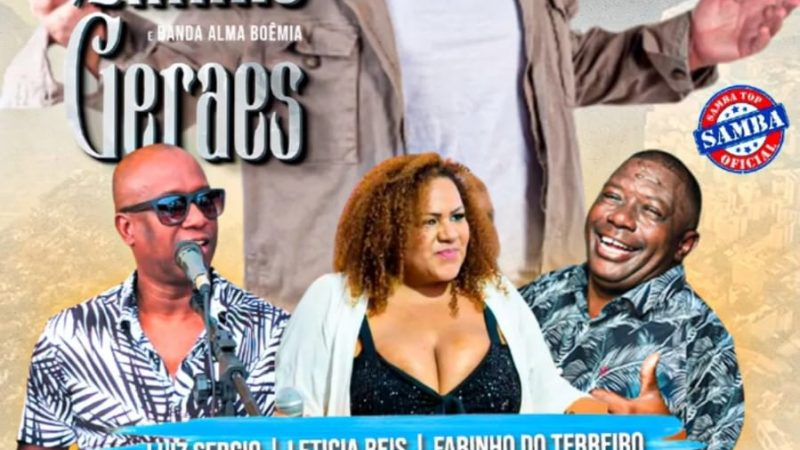 Big Samba na Tenda é no Big Shopping com Toninho Gerais e muito mais