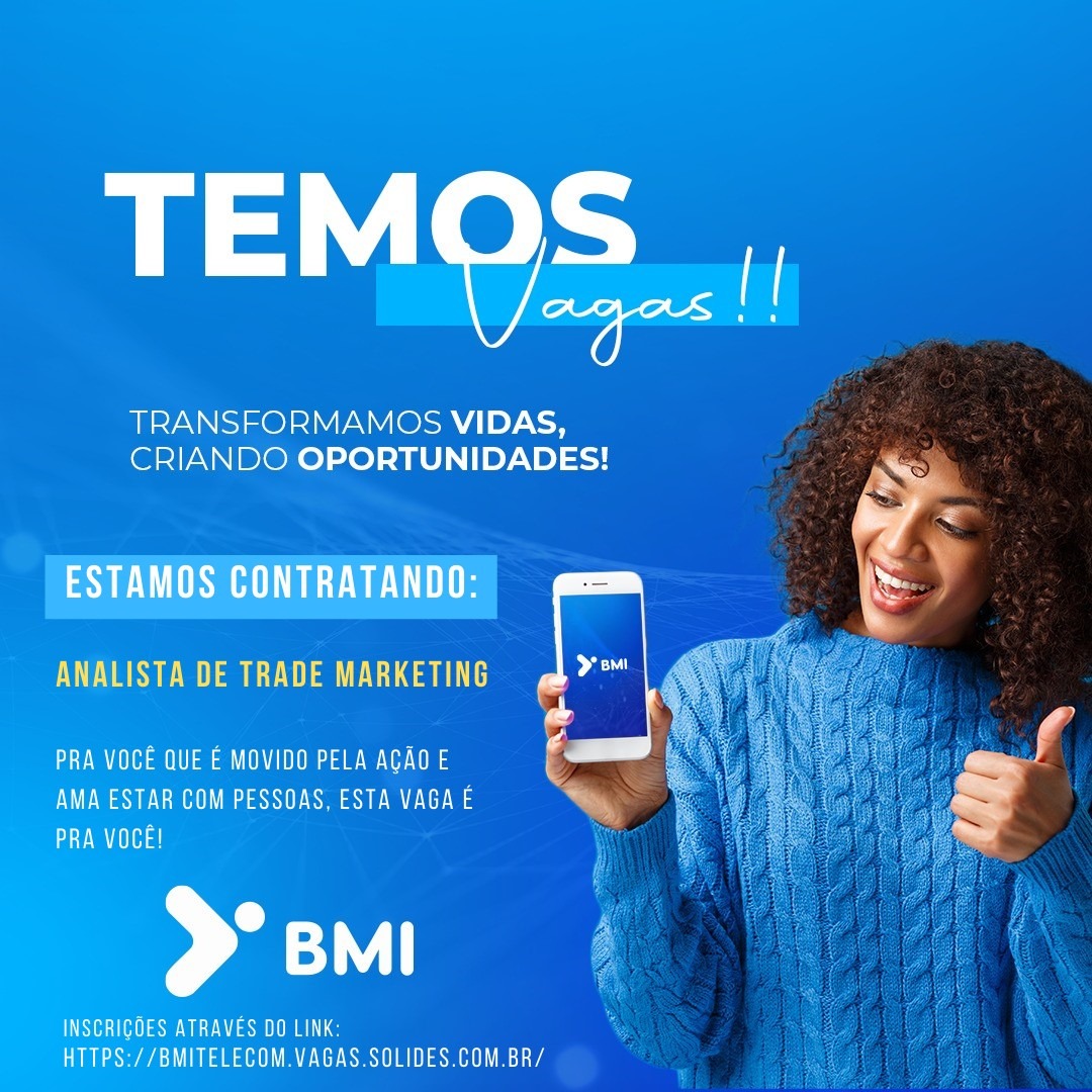 Vagas de emprego: BMI Telecom