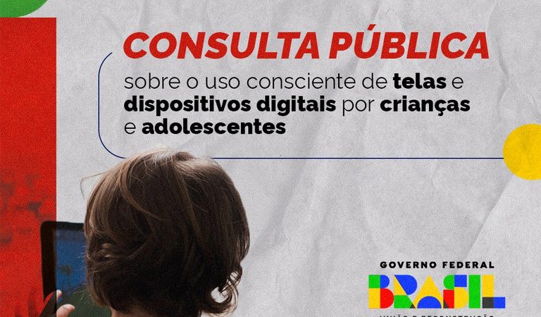 Governo Federal faz consulta pública sobre guia para uso consciente de celulares e tablets por crianças e adolescentes