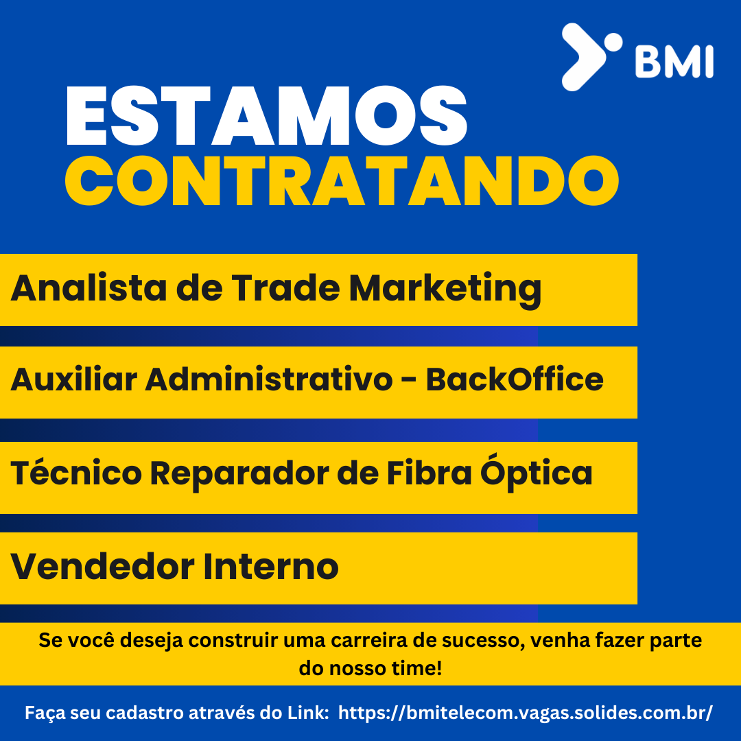 BMI vagas de empregos