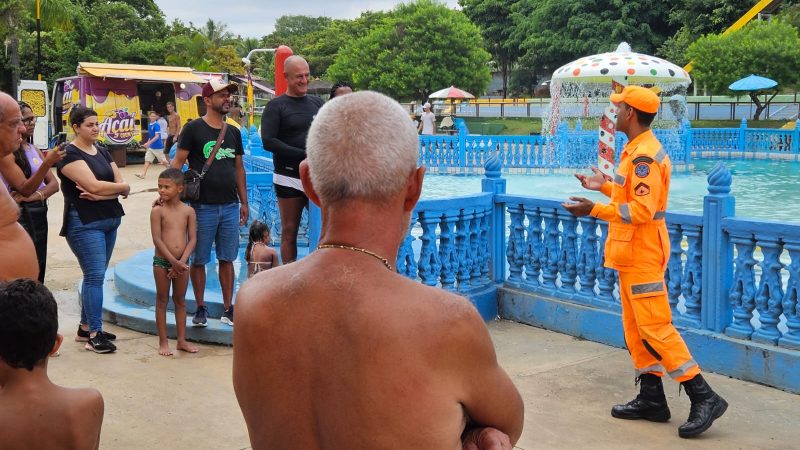 2º Batalhão de Bombeiros Militar realiza ação preventiva sobre afogamentos no Clube ASCOBOM