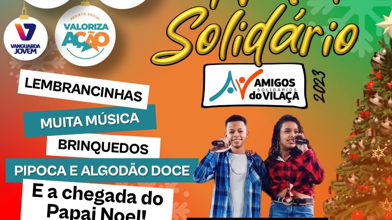 Bairro Icaivera recebe Natal Solidário Amigos do Vilaça sábado (16/12)