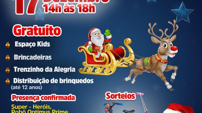 Vereador Léo da Academia promove Natal de Brinquedos do Riacho 2023
