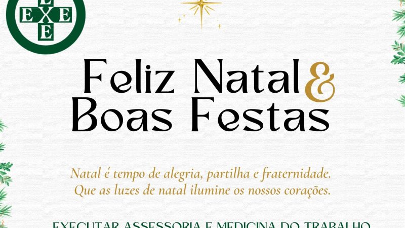 Mensagem de Boas Festas da Executar, Valdo Coimbra e equipe