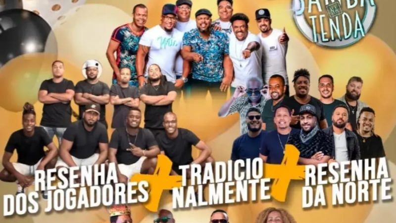 AB Produções apresenta: 6ºAniversário do SAMBA na Tenda