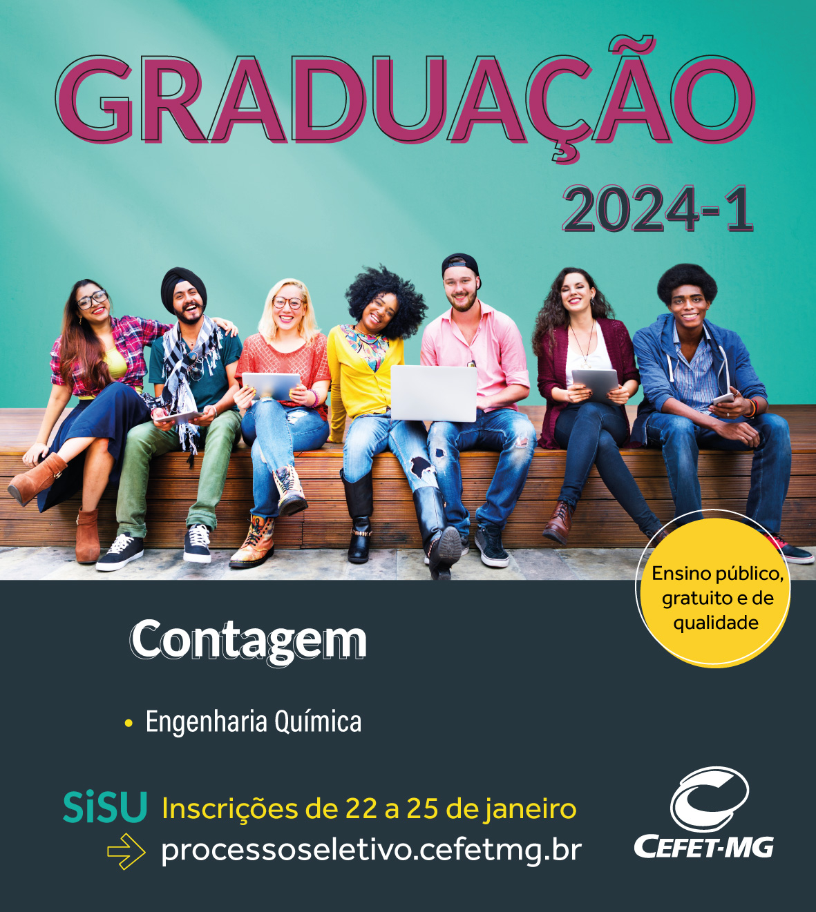 CEFET-MG oferece vagas de Graduação em Contagem