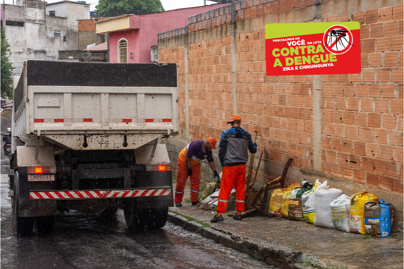 Combate às arboviroses: quase 200 quarteirões receberão o mutirão de limpeza esta semana