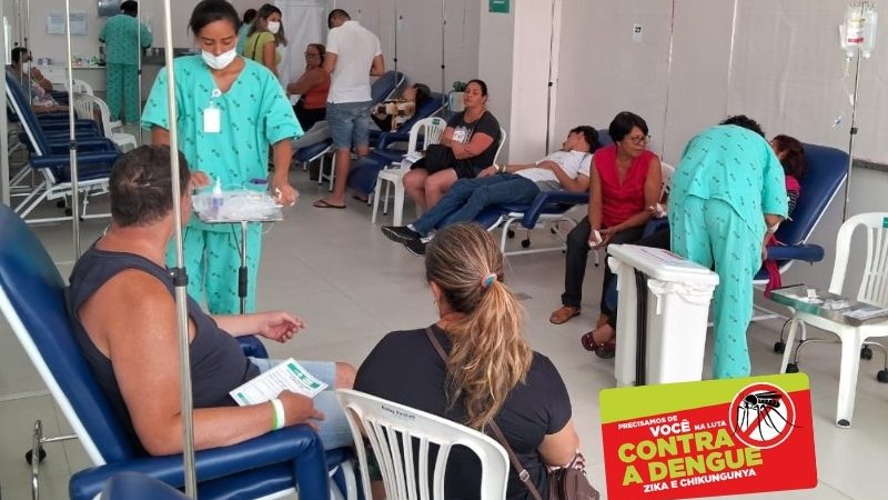 Central de Hidratação unidade se tornou referência no atendimento aos casos de dengue