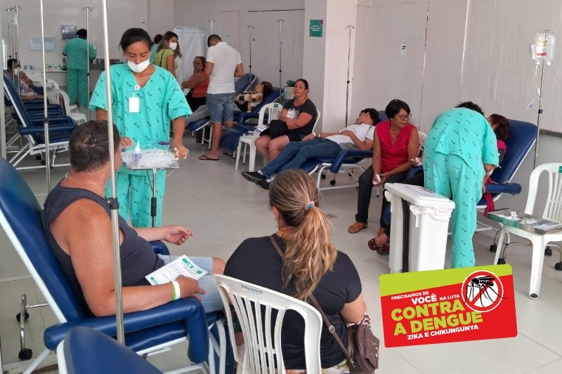 Central de Hidratação unidade se tornou referência no atendimento aos casos de dengue