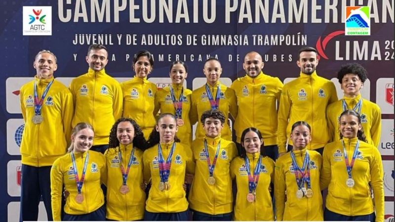 Os atletas do projeto de Ginástica de Trampolim, oferecido pela Prefeitura de Contagem, destacaram-se internacionalmente mais uma vez