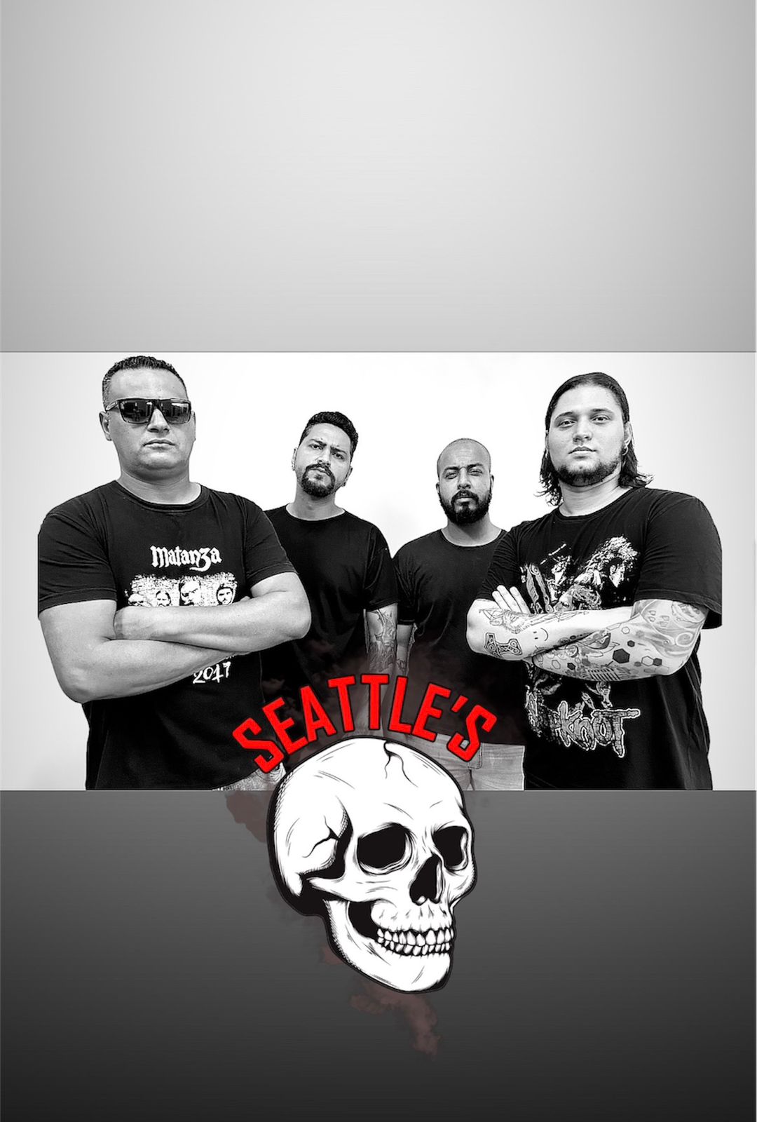 Banda Seattles toca os clássicos do Rock e Grunge que fazem muita gente bater cabeça