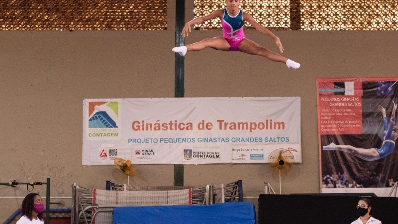 Inscrições para o projeto Ginástica de Trampolim até (19/7) voltado para a região de Vargem das Flores
