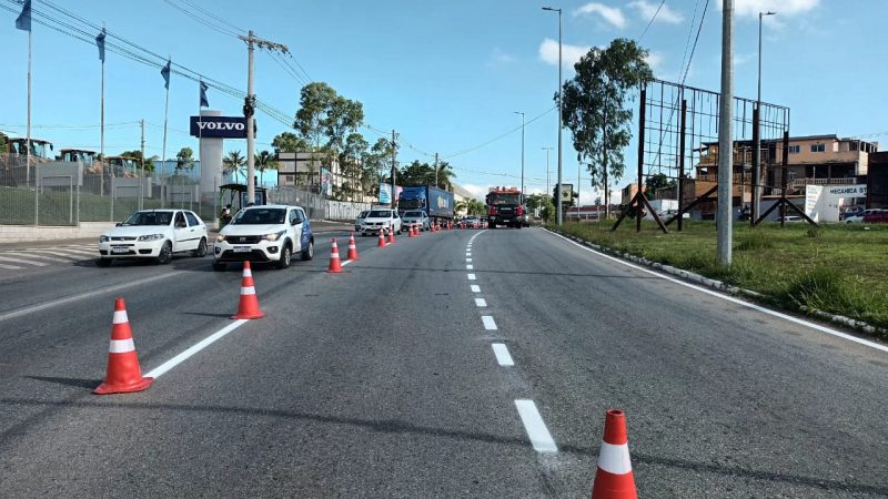 Via Expressa de Contagem recebe nova sinalização para garantir segurança e organização no trânsito