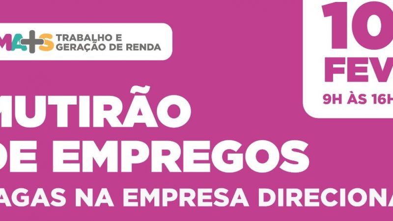 Em Contagem: “Mutirão de Empregos” com 120 vagas para construção civil na segunda-feira (10/2)