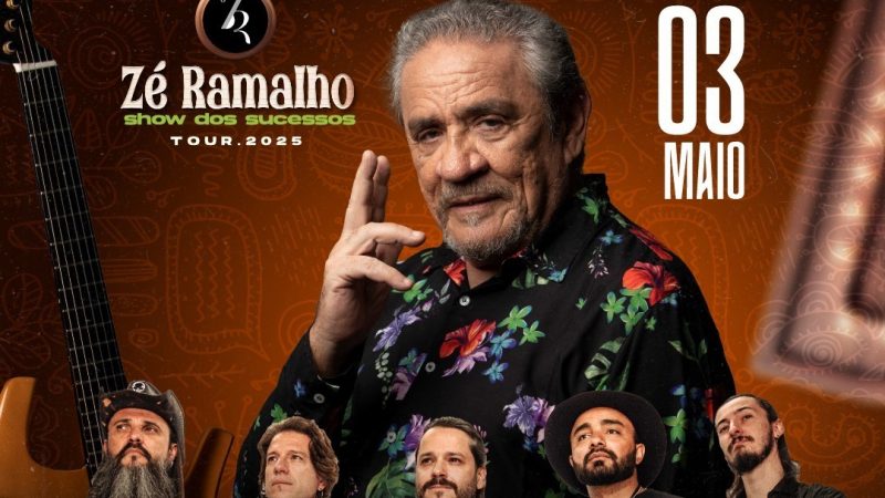 Zé Ramalho desembarca em Contagem com o “Show dos Sucessos – Volume 2”