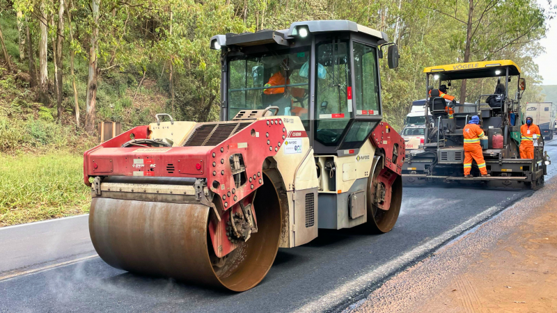 EPR Via Mineira avança com obras de recuperação na BR-040 e leva melhorias a dez cidades mineiras