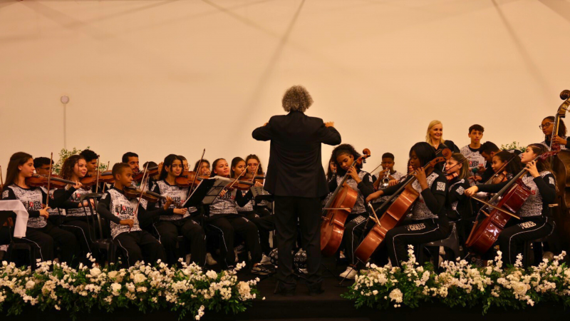 Com apoio da EPR Via Mineira, Congonhas recebe lançamento do projeto “Música e Cidadania” com Orquestra Jovem das Gerais
