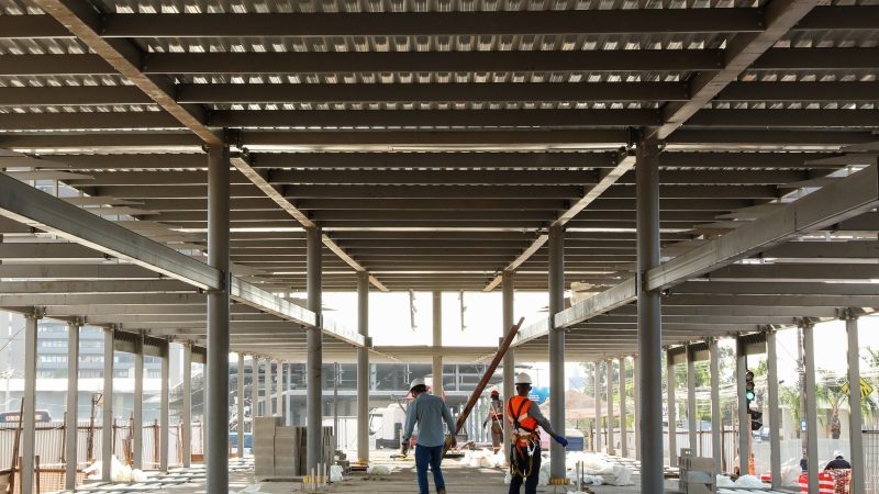 Obras no Terminal Sede, essencial para a implantação do SIM, seguem em ritmo acelerado
