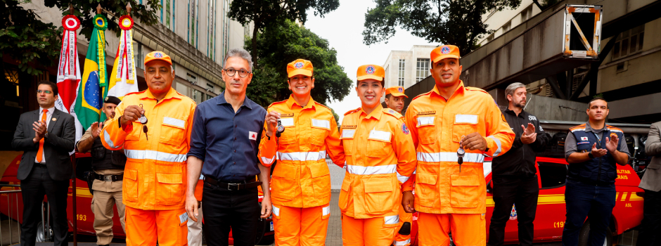 Governo de Minas entrega 43 viaturas ao Corpo de Bombeiros Militar